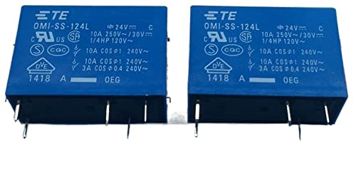 Relais 10 Stück/Los OEG Leistungsrelais OMI-SS-124L kann G2R-1-24VDC ersetzen KHzIgRdY von KHIRY