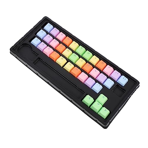 KICHOUSE 1 Satz Tastenkappe Tastatur Bunt Tastaturschutz Klaviatur Bunte Tastaturkappen Computertastaturen Tastatur-dekor Pudding Keycaps Keyset Tastatur Beleuchtete Tastatur Green Pbt von KICHOUSE