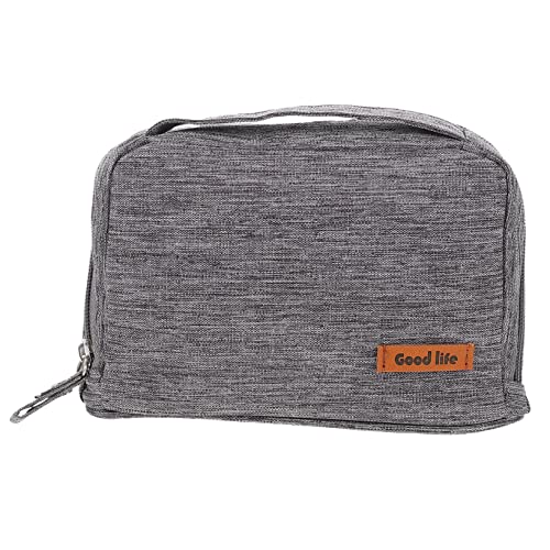 KICHOUSE Aufbewahrungstasche für Datenkabel Tasche der kreativen Linie Digitale Reisetasche Powerbank aufbewahrungssack Storage Pockets Reise-Kabeltasche Tasche für USB-Kabel Polyester Grey von KICHOUSE