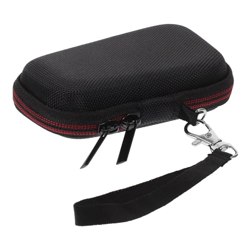 KICHOUSE Kopfhörer Organizer Tasche Datenkabel Aufbewahrungstasche Stoßfeste Kopfhörer Tragetasche Klein Schwarz 5er Set von KICHOUSE