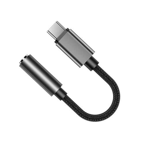 KICHOUSE Professioneller USB Typ C Auf Kopfhörer Adapter Hochwertiger Audio Adapter Für Smartphones Tablets Und Laptops Kompakt Und Tragbar Ideal Für Unterwegs von KICHOUSE