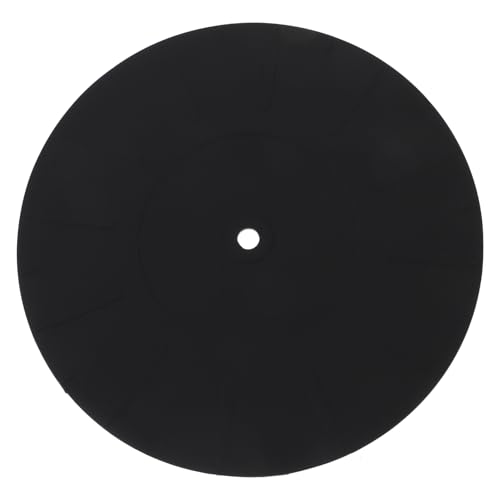 Vinyl-Recorder-Matten Zubehör für Plattenspieler silikonmatte silikonpads drehteller antirutschmatte Silikon-Blockflötenmatte Blockflötenmatte. Plattenspieler-Recorder-Slipmat KICHOUSE von KICHOUSE