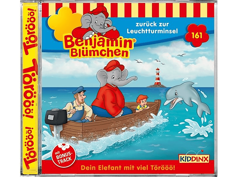 Benjamin Blümchen - Folge 161:Zurück zur Leuchtturminsel (CD) von KIDDINX