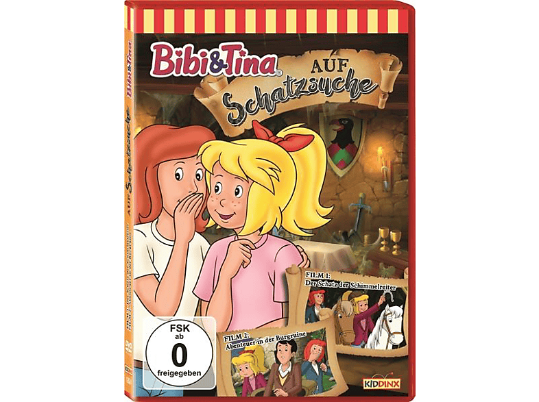 Bibi & Tina - Auf Schatzsuche: Der Schatz der Schimmelreiter + Abenteuer in Burgruine DVD von KIDDINX