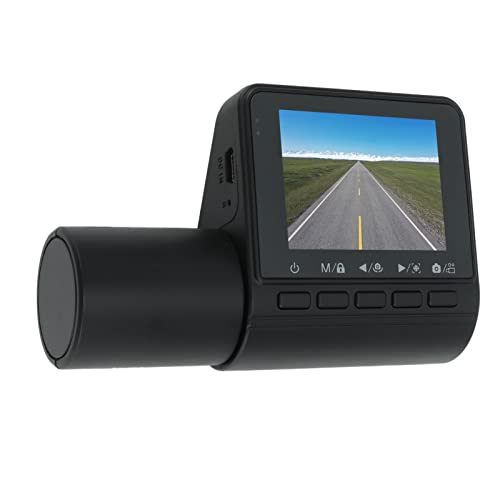 2,0-Zoll-HD-WLAN-Dashcam mit Zwei Objektiven, Autokamera, DVR-Recorder X6000 mit Automatischer Kollisionsdateisperre, Zyklischer Schleifenaufzeichnung und Einstellbarem von KIMISS