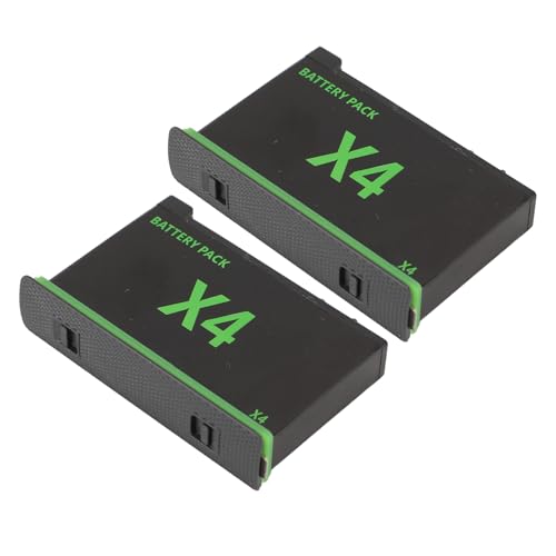 3-Port-Akku mit Hoher Kapazität und 2500-mAh-Ersatzbatterien und -Hüllen für X4-Kameras von KIMISS