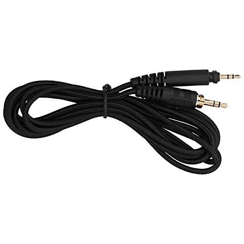 Aux-Kabel für 2,5 Mm Bis 3,5 Mm O-Draht Schwarz Bfor RAIDed Wire 2,5 Mm Bis 3,5 Mm 6,35 Mm Kopfhörer-O-Kabelanschluss für Shure Srh440 für Shp9000 von KIMISS