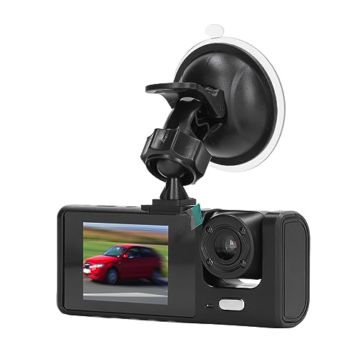 Dashcam für Auto, Auto-Verkehrsrekorder, Nachtsicht, 320 MAh, 3 Objektive Vorne und Hinten, Integrierte Kamera, 2,0 Zoll IPS, USB, 5 V, 2 A, HD, Auto-Armaturenbrett-Recorder Dashcam für Auto, Auto-Verkehrsrekorder, Nachtsicht, 320 MAh, 3 Objektive Vorne und Hinten, Integrierte Kamera, 2,0 Zoll IPS, USB, 5 V, 2 A, HD, Auto-Armaturenbrett-Recorder von KIMISS