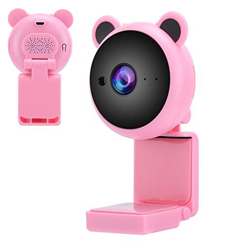 Desktop und Peripheriegeräte 1080P HD USB Cfor OMPuter Kamera Videoaufzeichnung Digitale Webcam Eingebautes Mikrofon für Live-Übertragung (Pink) Video (Rosa) von KIMISS