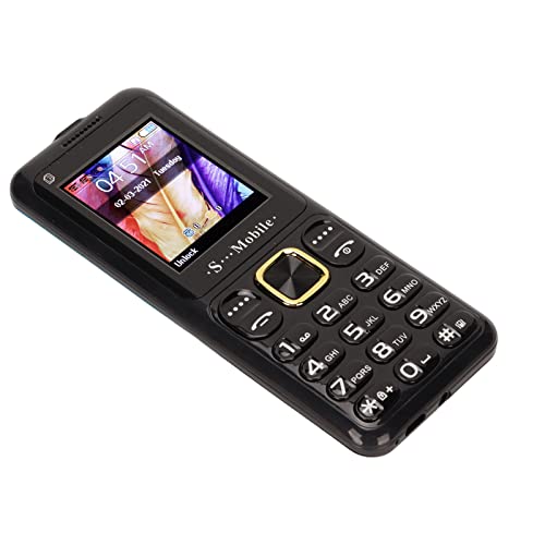 KIMISS W23 Ultradünnes, Seniorenfreundliches 2G-Mobiltelefon, Lautstärkeregler mit Großen Tasten, 3-Karten-3-Standby-Funktion, Entsperrtes älteres Mobiltelefon, Kompatibler von KIMISS
