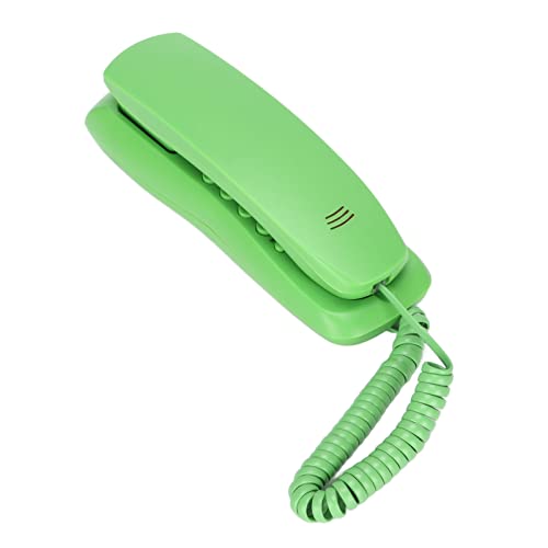 Schnurgebundenes Telefon Festnetztelefon Abs Kxt628 Hoteltelefon Wand-Desktop-Schnurlostelefon mit Stummschaltung Pause Wahlwiederholungsfunktion für Office Home Hotel(Grün) von KIMISS