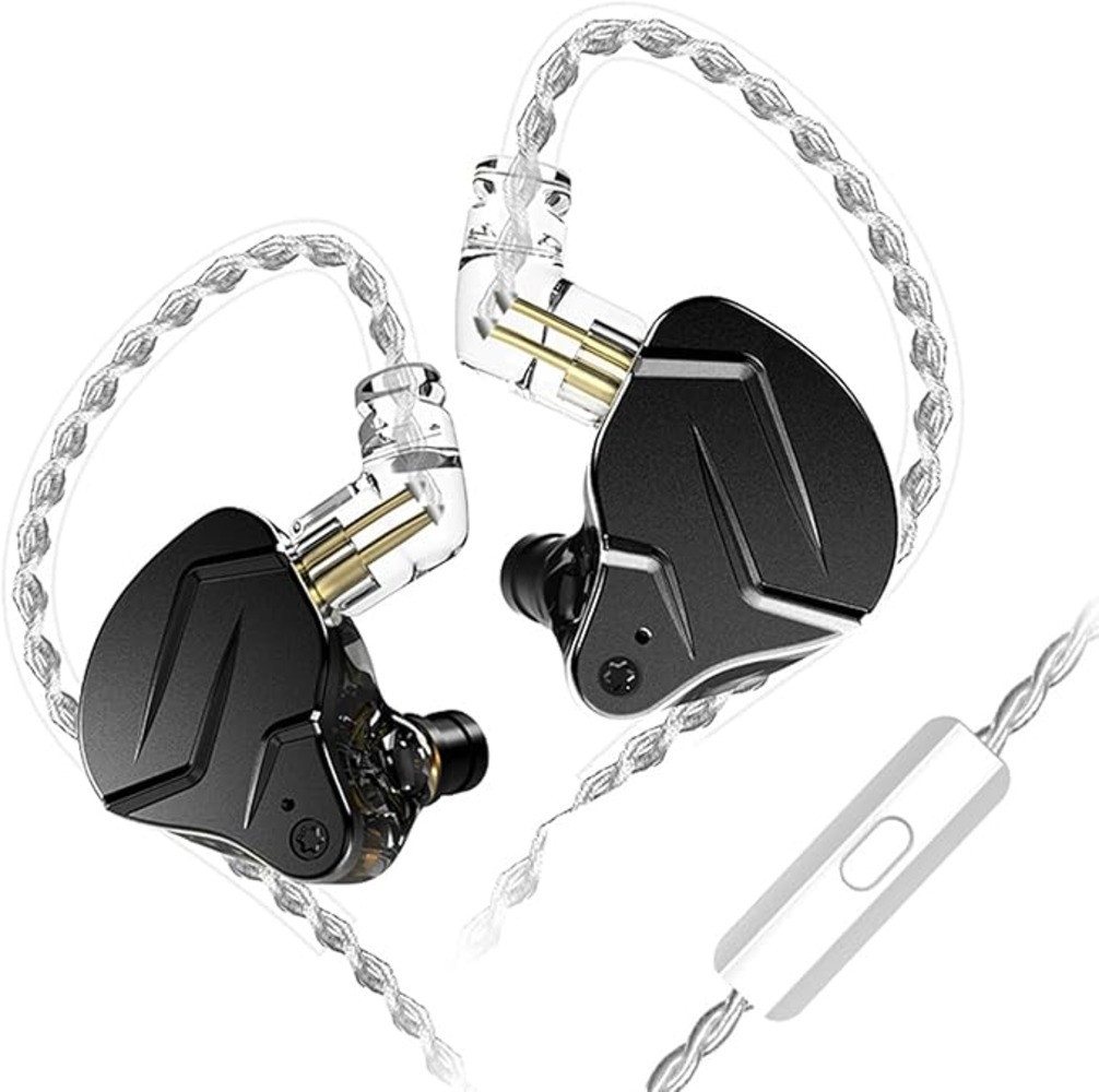 KINBOOFI In-Ear-Kopfhörer (Reduzierte Verluste und Verzerrungen, Verbesserte In-Ear-Kopfhörer mit 1BA + 1DD, abnehmbares Kabel) von KINBOOFI