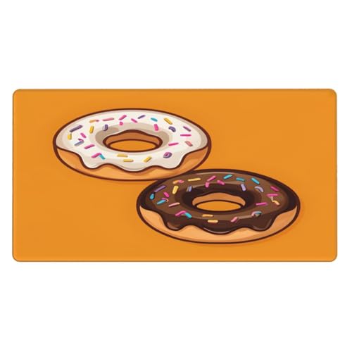 KINGWW Mauspad mit buntem Donut-Pad, rutschfeste Gummiunterseite, für Büro, Zuhause, Laptop, Reisen, 74,9 x 40,1 cm von KINGWW