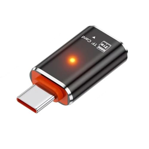 TFs Kartenleser USB C auf TFs Kartenleser Typ C TFs Speicherkartenleser Adapter OTGs USB 2.0 für Fenster von KINSPON