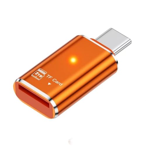 TFs Kartenleser USB C auf TFs Kartenleser Typ C TFs Speicherkartenleser Adapter OTGs USB 2.0 für Fenster von KINSPON