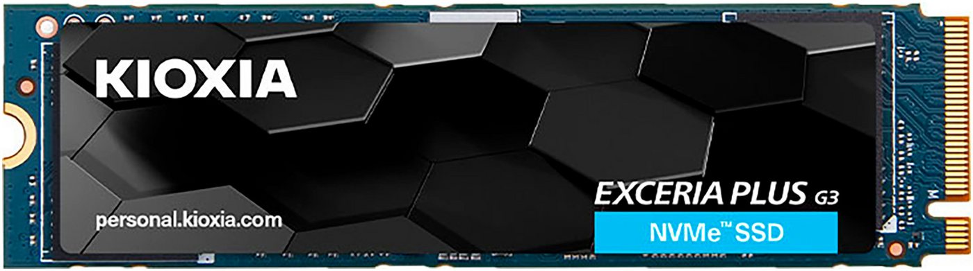 KIOXIA Exceria Plus G3 1TB interne SSD (1 TB) 5000 MB/S Lesegeschwindigkeit, 3900 MB/S Schreibgeschwindigkeit von KIOXIA