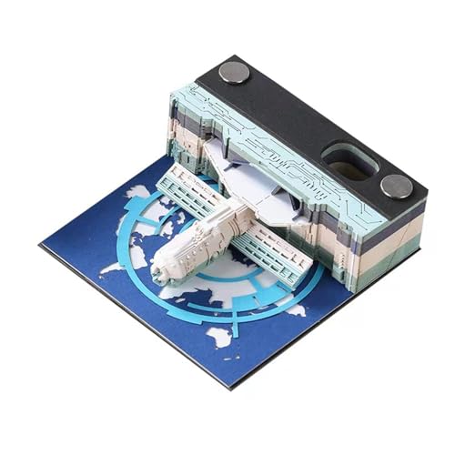 Time Piece Kalender 2025, 3D Dream Patrol, DIY Tear Away Timepiece Kalender, 3D Artsy Pads Kalender Kreative Desktop Ornamente, für Home Office Dekoration Geschenk (Dream Patrol) von KIRVCN