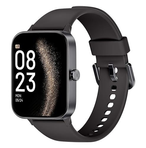 KIUVKAS Smartwatch Damen Herren, 1.95" Voll-Touchscreen Smart Watch mit Telefonfunktion 140+ Sportmodus Sportuhr, Wasserdichter Fitness Tracker mit Schlafüberwachung Herzfrequenz für Android iOS von KIUVKAS