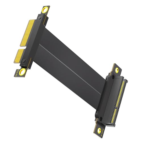 KJDKNC Schnelle Geschwindigkeit PCIE4.0 90-Grad Verlängerungskabel 10 cm Für Desktop Adapter. Verwenden Sie Schnelle Geschwindigkeit von KJDKNC