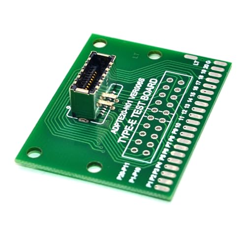 KJDKNC USB 3.1 20PIN Testboard Praktisches TYPEE Testboard Mit 20P Männlichem PCB TYPEE Buchse Port AKEY Testboard Zum Testen von KJDKNC