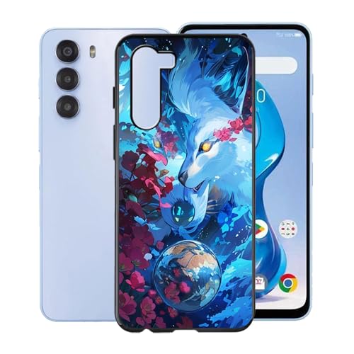 KJYFOANI Hülle für ZTE Nubia S 5G A403ZT (6.70"), Schwarz Weich Silikon TPU Bumper Case, Ultra Dünn Schutzhülle - Stoßfest Anti-Kratzer Flexible Handyhülle für ZTE Nubia S 5G A403ZT - XT144 von KJYFOANI