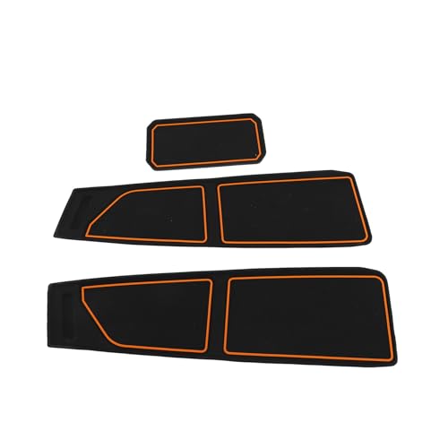 KKPLZZ 3PCS Dash Cover Tray Silikon Anti Slip Dashboard Fächer Matte Innen Dash Pad Liner für Bronco 2021 zu 2024 (Orange) von KKPLZZ