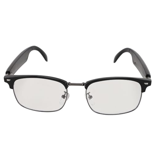 KKPLZZ Smart-Brille mit AI-Sprache, Musik, Anrufen, Touch-Control-Sensor, Stereo-Sound, Smart-Bluetooth-Brille für Büro, Outdoor, Zuhause (Grau) von KKPLZZ