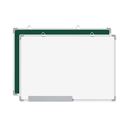 KKXXYQFC Trocken abwischbares Board, doppelseitiges Schreibbrett zur Wandmontage, positives weißes umgekehrtes Grün, Büro-Meeting-Schulungs-Demo-Board (grün-weiß 40 x 60 cm) von KKXXYQFC