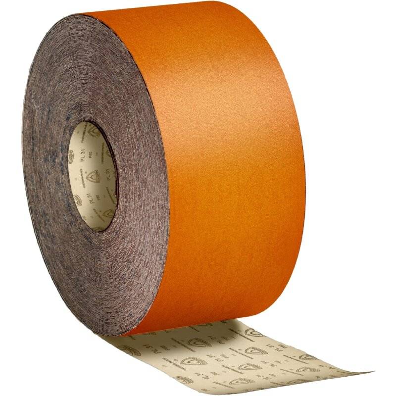 Schleifpapier-Rollen PL 31 B Farbe, Lack, Spachtelmasse, Holz 115 x 50000 mm Körnung 320 von Klingspor AG