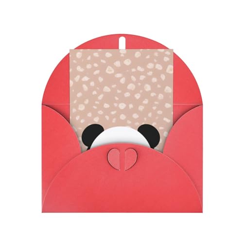 PEPA Holiday Cute Panda Karten Blanko Karten und Umschläge Umschlag Set für Erwachsene und Kinder Weihnachtskarten von KLMELLMDE