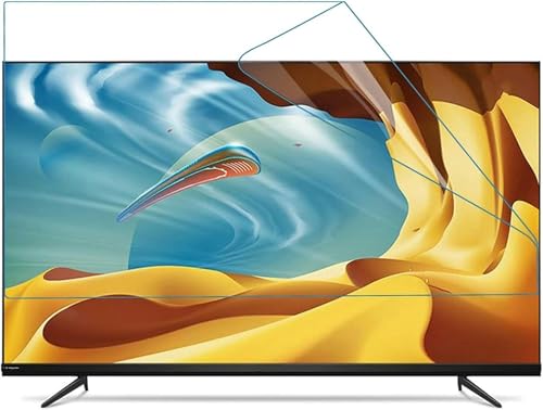 KMJUYQ 32-75 Zoll Blendschutzfolie für TV-Bildschirm, Blendschutzfolie gegen blaues Licht, Kratzschutzfolie, TV-Displayschutz, Reduziert die Bildschirmstrahlung von KMJUYQ