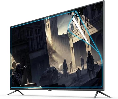 KMJUYQ Anti-Blaulicht-TV-Displayschutz, 32-75 Zoll Displayschutzfolie, passend für LCD-LED-4K-OLED- und QLED-HDTV-Displays von KMJUYQ