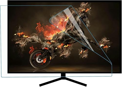 KMJUYQ Blendschutzfolie für 32-75 Zoll (81,3-190,5 cm), multifunktionaler Blendschutz-TV-Displayschutz, Anti-Blaulicht-Displayfolie, staubdichte Filterfolie von KMJUYQ