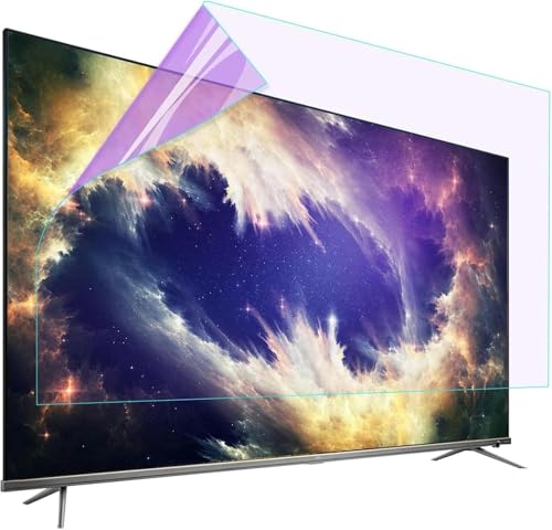 KMJUYQ Blendschutzfolie für Fernseher 32-75 Zoll, Strahlenschutz und Blaulichtfilter, Blendschutzschirm 75 Zoll, TV Glare Stopper TV Displayschutz von KMJUYQ