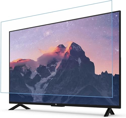 KMJUYQ Blendschutzfolie für Fernseher mit 32-75 Zoll, Blendschutz-Stopper, Blaulichtfilter, Reflektionsreduzierung, Entlastung und Blendung, staubdichter Displayschutz von KMJUYQ