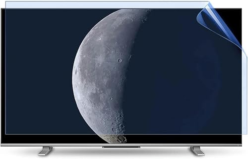 KMJUYQ Kratzfeste TV-Displayschutzfolie, 32-75 Zoll, Anti-Blaulicht/Blendschutz, Bildschirmschutzhülle, passend für LCD-, LED-, 4K-OLED- und QLED-HDTV-Displays von KMJUYQ