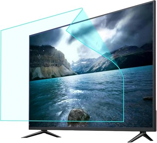 KMJUYQ Matte TV-Blendschutzfolie für 32-75 Zoll (81,3-190,5 cm), TV-Displayschutzfolie, Anti-Blaulicht, keine Blasen, Anti-Kratz-Verletzungen, Linderung der Computer-Augenbelastung von KMJUYQ