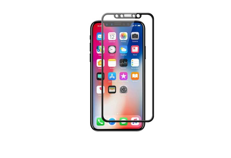 KMP CREATIVE LIFESTYLE PRODUCTS. Displayschutzglas Hartglas Displayschutz für iPhone X, XS, 11 Pro Frame Black für Apple 
IPhone 
X, XS, 11 Pro, Single-pack, 1 Stück, extra dünn, sehr dünn, bruchfest von KMP CREATIVE LIFESTYLE PRODUCTS.