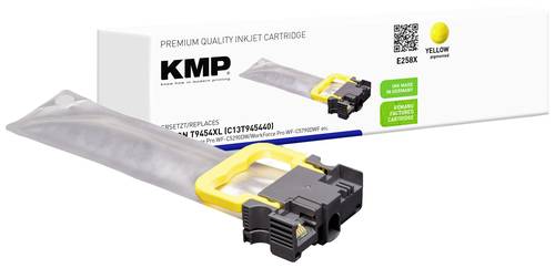 KMP Druckerpatrone ersetzt Epson T9454 Kompatibel Gelb E258X 1645,4009 von KMP