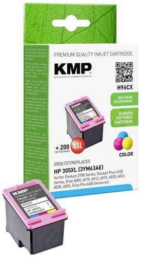 KMP Druckerpatrone ersetzt HP 305XL, 3YM63AE Kompatibel Cyan, Magenta, Gelb H96CX 1772,4030 von KMP