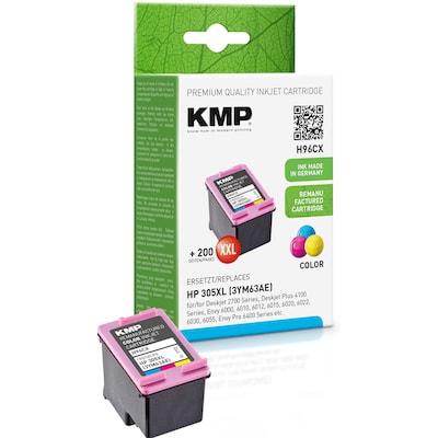 KMP Tintenpatronen Farbig ersetzt  HP HP305XL (3YM63AE) von KMP