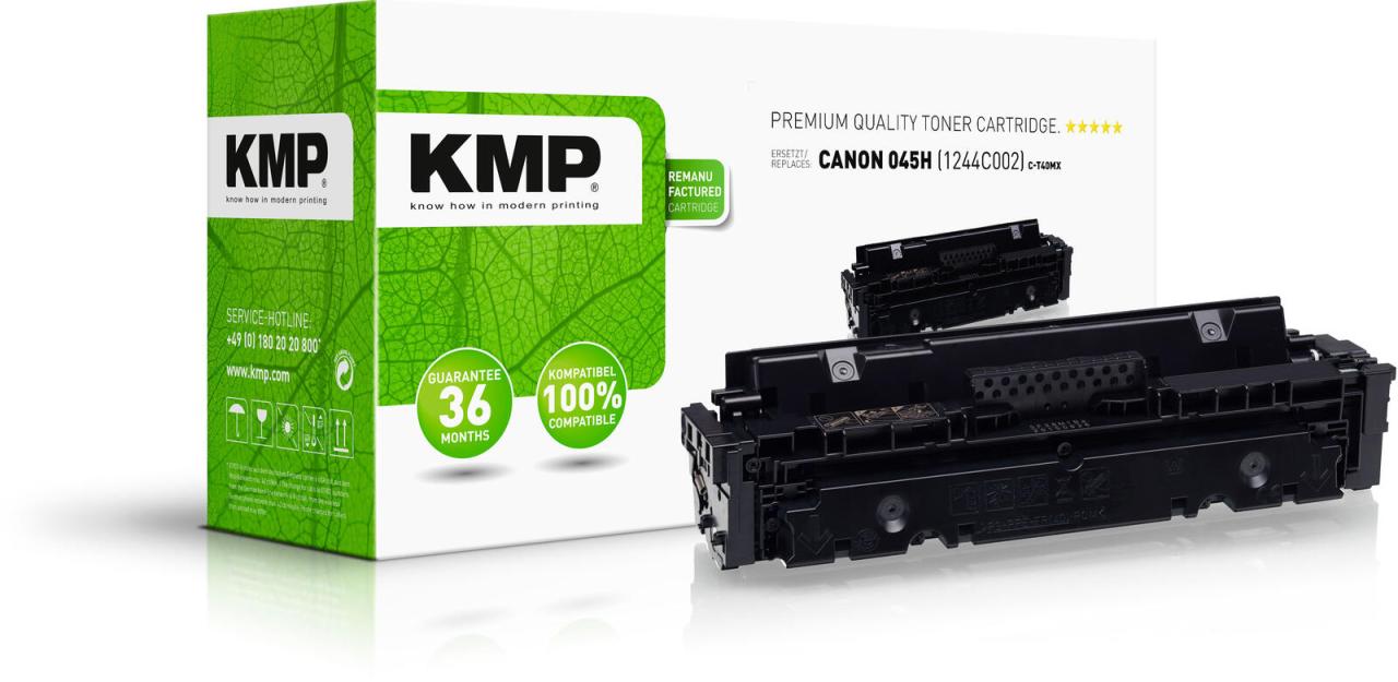 KMP Toner C-T40MX magenta kompatibel zu Canon 045H M von KMP