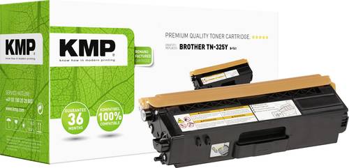 KMP Tonerkassette ersetzt Brother TN-325Y, TN325Y Kompatibel Gelb 3500 Seiten B-T41 von KMP