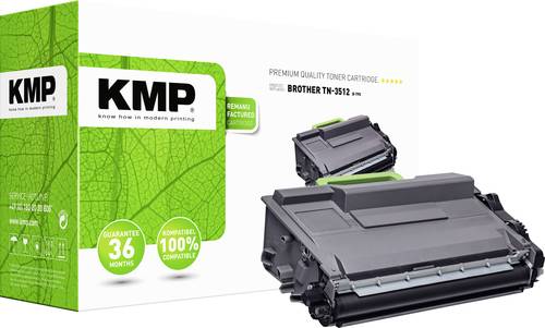 KMP Toner ersetzt Brother TN-3512, TN3512 Kompatibel Schwarz 12000 Seiten B-T95 1263,3000 von KMP