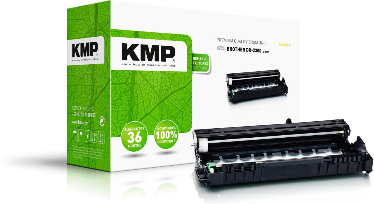 KMP Trommel B-DR27 schwarz kompatibel zu brother DR-2300 von KMP