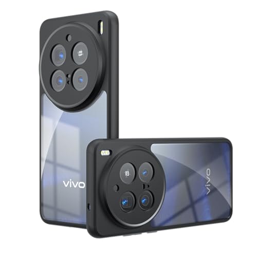 KNOXS Hülle Kompatibel mit vivo X200 Pro, Transparent [Nie Vergilbung] Weiche TPU Stoßstange Stoßfest, Leichtgewicht PC Handyhülle (Transparent) von KNOXS