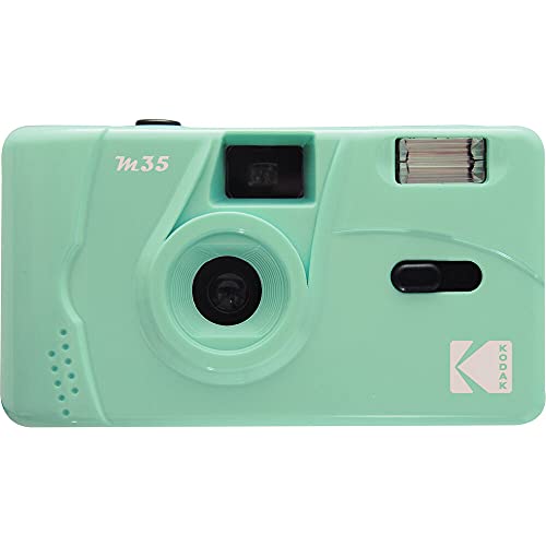 KODAK M35 35 mm Wiederverwendbare Filmkamera, mintgrün, ikonisch, Retro, Lomo Kodak M35, Mintgrün von KODAK