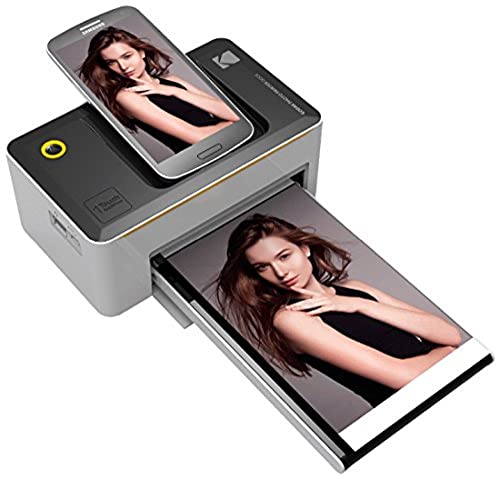 Kodak-Station und WLAN 9 x 14 cm Fotodrucker mit fortgeschrittener Sublimations (Tintendrucktechnologie und mit Fotokonservierungsschicht, kompatibel mit Android und iOS) von KODAK