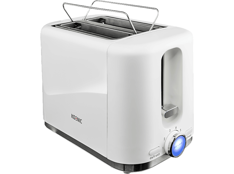 KOENIC KTO 2210 W Toaster Weiß (870 Watt, Schlitze: 2) von KOENIC