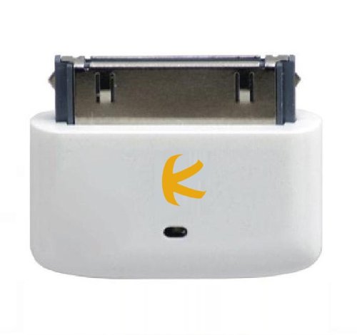 KOKKIA i10s + aptX (Luxuriöse Weiße) Winzig kleiner Bluetooth-iPod-Transmitter für iPod/iPhone/iPad mit echter Apple-Authentifizierung; sorgt für einen saubereren Klang mit reduzierter Latenz für apt-X-Bluetooth-Kopfhörer/-Receiver/-Lautsprecher. von KOKKIA